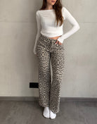 Straight Leg Leo Jeans mit Stretch - Switch - Fashion