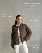 Strickjacke mit einem Knopf und weitem Arm - Switch - Fashion