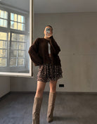 Strickjacke mit einem Knopf und weitem Arm - Switch - Fashion