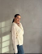 Strickjacke mit Taillen - Knopf - Switch - Fashion