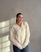 Strickjacke mit Taillen - Knopf - Switch - Fashion