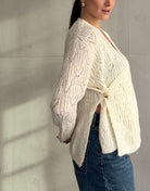 Strickjacke mit Taillen - Knopf - Switch - Fashion