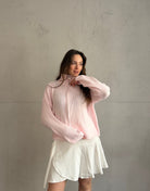 Strickjacke "Uni" mit Reißverschluss und Stehkragen - Switch - Fashion