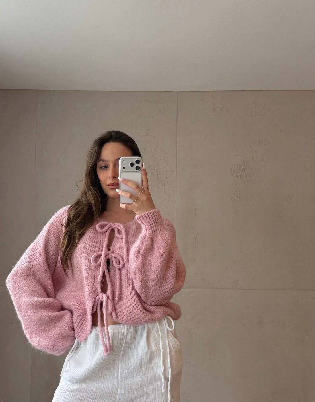 Strickpullover mit Schleifen & Oversize Fit - Switch - Fashion