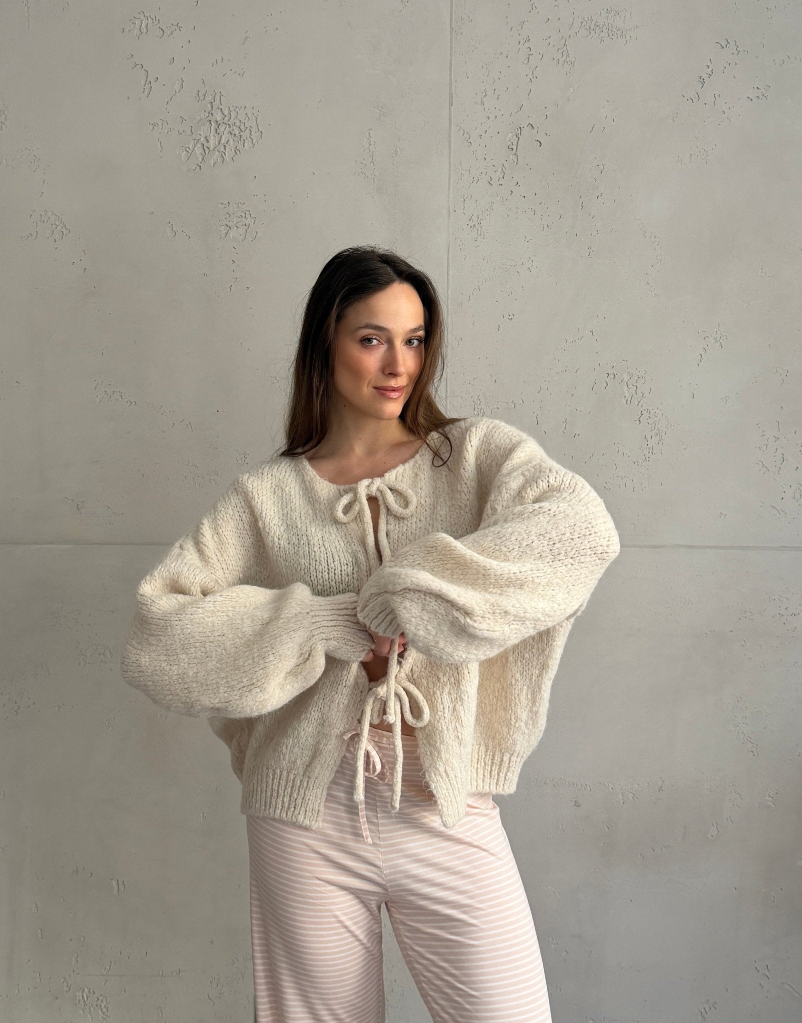 Strickpullover mit Schleifen & Oversize Fit - Switch - Fashion