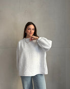 Sweatshirt "Dog Mom" mit Rückenprint - Switch - Fashion
