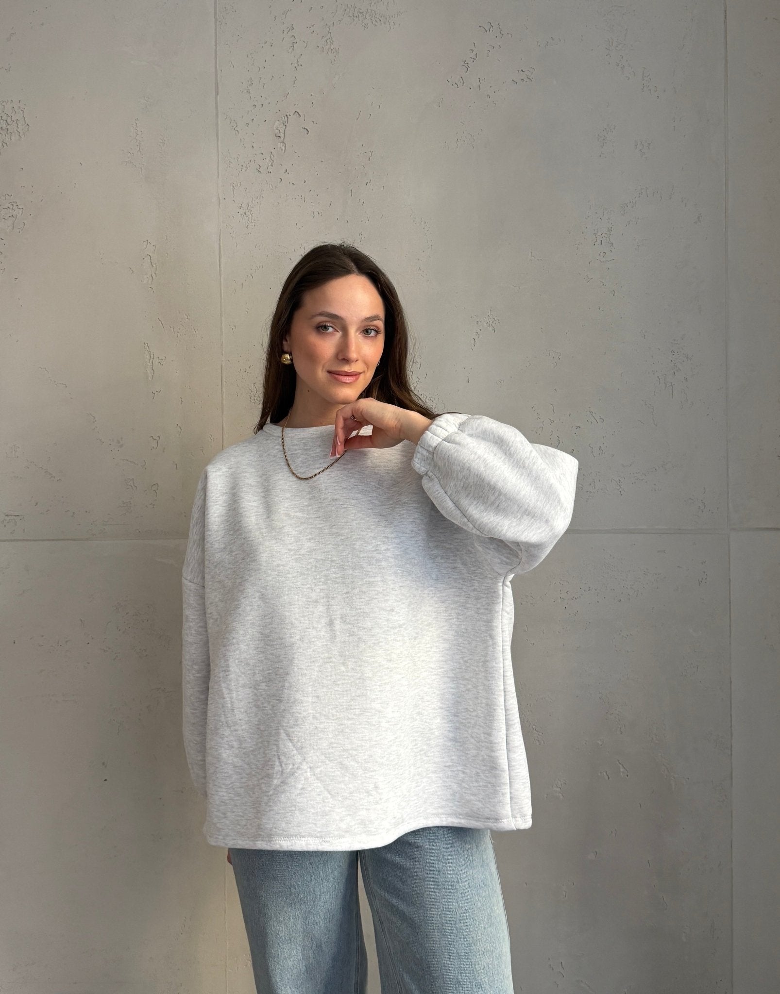 Sweatshirt "Dog Mom" mit Rückenprint - Switch - Fashion