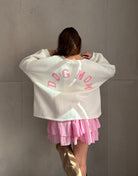 Sweatshirt "Dog Mom" mit Rückenprint - Switch - Fashion