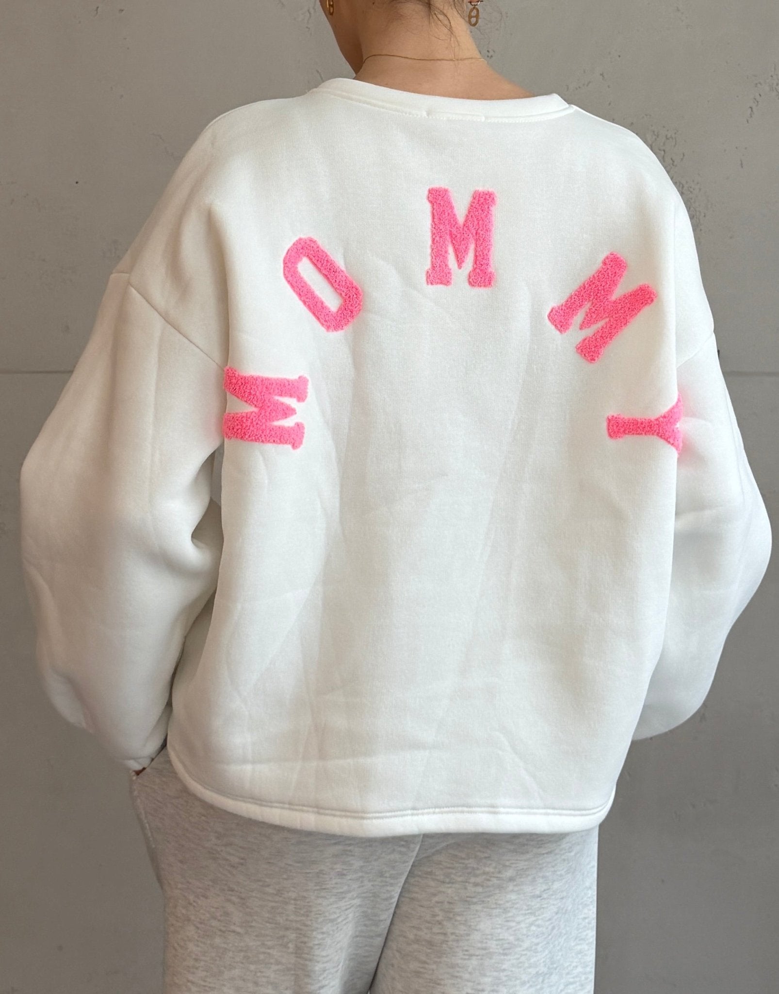 Sweatshirt "Mommy" mit Rückenprint (Flock) - Switch - Fashion