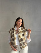 Teddy - Weste mit 3D Flower Applikation - Switch - Fashion