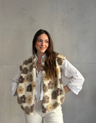 Teddy - Weste mit 3D Flower Applikation - Switch - Fashion