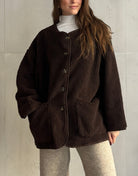 Teddyjacke mit Knöpfen und aufgesetzten Taschen - Switch - Fashion