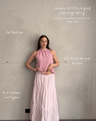 Top in Waffelstruktur mit Schleife – Krepp - Material - Switch - Fashion