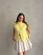 Uni Stehkragen Pullunder mit Zip - Switch - Fashion