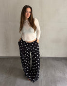 Viskose Hose mit Punkten – Fließender Wide Fit für den Sommer - Switch - Fashion