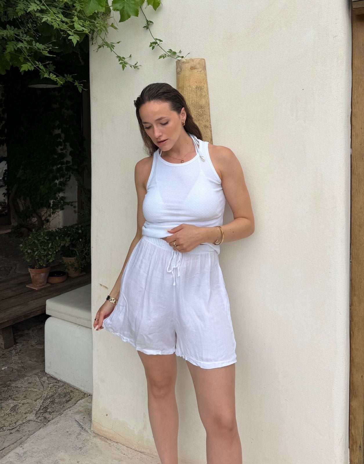 Viskose Shorts – Leicht, fließend, mit Taschen - Switch-Fashion