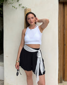 Viskose Shorts – Leicht, fließend, mit Taschen - Switch-Fashion