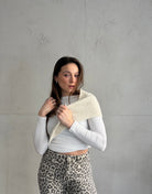 Weicher Dreieck - Schal "Uni" (Strick) - Switch - Fashion
