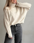 Weicher Switch Rollkragenpullover mit dezenter Außennaht - Switch - Fashion