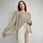 Pullover mit Schlaufen am Bund